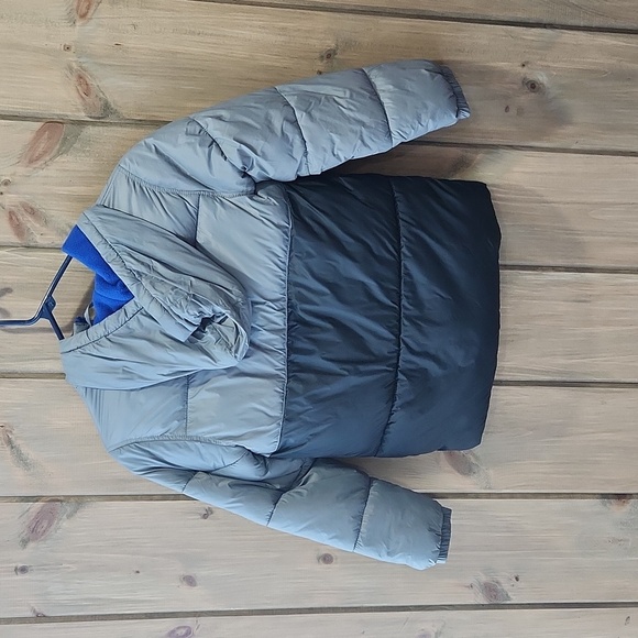 Old Navy Kids black/grey puffer Jacket, sz M8, NWOT - Picture 5 of 7